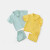 齐齐熊（ciciibear）【竹节莱卡】宝宝家居服女童男童睡衣套装儿童空调服两件套 婴儿蓝 120cm