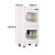 科密欧 KMO-FCG01 实验室防潮柜 工业零件干燥/储物柜低湿储存柜湿度控制（20%-60%）白色540L