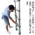 伸缩梯竹节梯伸收梯便携梯铝合金家用梯多功能梯升缩梯收缩梯 德标加厚人字2.9米