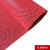 沃得斐 塑料防滑地垫pvc镂空地毯网格防水酒店泳池脚垫 加密加厚红色1.2米宽一卷