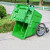 定制塑料环卫垃圾车 大型垃圾桶小区物业学校手推保洁清运车环卫车 绿色(无盖)
