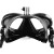 LZJV自由潜水镜低容积 深潜面镜 游泳潜水用品装备面罩浮潜套装 黑镀蓝+黑色湿式管B款