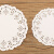 小吃油炸食物厨房花底纸吸油纸披萨烘焙专用圆形花边纸垫 8.椭圆7.5x10.5英寸(100张)