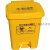 泰禧阁 垃圾桶脚踏桶带盖分类污物桶黄色加厚塑料桌面利器盒医院用 100L黄色脚踏桶