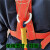 高空作业安全带安装国标保险带 防坠安全绳户外五点式双背带 红色单钩(编织绳)3米