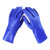 胜丽浸塑手套耐油耐酸碱满挂橡胶耐磨手套成人蓝色 801 1副装