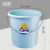水桶塑料桶加厚手提学生宿舍储水洗澡洗衣装水桶厕所大号 加大号蓝色35L高强力桶