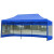 GAJY 帐篷折叠伸缩式广告遮阳棚加厚摆摊雨棚防晒活动展销棚 2*3米+3面不透明围布1面透明