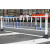 百金顿 京式护栏 市政道路马路公路交通安全围栏 人行道防撞隔离栏室外路障栏杆 加厚款3*0.6m 一个立柱+底座