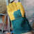 麦可辰焊兽牛皮电焊手套焊工手套耐磨工业防烫耐高温度焊接手套 绿色 加厚耐高温500度 L
