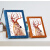九彩江 创意PVC摆台挂墙画框7 8 10 16寸24寸海报装裱框A3A4框 白色 A3