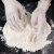 星灿医疗（XCYILIAO）一次性乳胶手套餐饮厨房手套工业医疗家务用洗碗橡胶手套  白色100只/盒 L/大码 