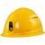 摄像远程监控4G5G实时传输北斗定位电力铁路工程头盔 黄红白蓝默认发黄