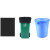 大垃圾袋大号加厚黑色餐饮环卫户外用特大60超大圾桶塑料商用 加厚55*60cm油漆水桶用两捆100