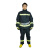 meikang 消防服 3C认证消防员演习应急救援服14式五件套装 180A 43码鞋 1套
