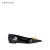 范思哲（VERSACE） 618女士芭蕾舞鞋 Black 38.5 EU