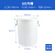 全新50升桶 圆桶 100升水桶 储水桶 蓄水桶 大容量装水桶 60升桶不带盖白色装116斤水 HDPE材质