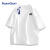 NASA GISS官方潮牌短袖男夏季纯棉男士t恤男女同款衣服百搭上衣 白色 XL 