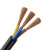 扬丰 RVV3*1.5平方国标电源线 电线电缆二芯多股铜丝软护套线黑色/卷200米（每米单价）单独裁剪不退