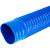 蓝色工业吸尘管pvc排风软管通风管机樨管25-40CM支持定做加厚 内径50mm