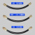 YFGPH 防爆挠性连接管4分扰性管连接穿线管软管接线钢丝编织金属/防爆挠性管 1寸DN25*1000mm 一内一外螺纹 