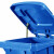 中典 LJT2215新国标大号脚踏分类垃圾桶饭店酒店物业环卫商用大垃圾桶 蓝色100L-可回收物