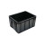 防静电塑料周转箱子黑色周转箱黑色ESD电子物料胶框胶箱厂 23#,周转箱530*370*210mm