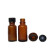 化科 SANY 20ml棕色玻璃瓶 样品瓶 分装瓶 配酚醛树脂盖 HK20-G1黑盖,50只装 