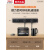 德力西可移动轨道插座家用厨房滑轨插排电力活动电源插座排插明装 黑色 50cm+3个配接器