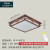 长裕现代简约新中式LED客厅灯大气正方形吸顶灯全铜实木灯具中国风