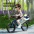 飞鸽（FLYING PIGEON）儿童平衡车2-6岁儿童滑步车宝宝平衡车儿童车带脚踏儿童滑行车 12寸绿充气轮+脚踏+大礼包