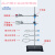 铁架台固定架(不含配件)铁三环蝴蝶十字夹烧瓶夹冷凝管夹 十字夹