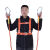 定制适用安全带工地施工保险带高空作业安全带全身五点式攀岩安全 国标白色单小钩3米