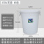 级大白桶加厚45L65L100L储水桶带盖发酵桶酿酒桶塑料大圆胶桶 加厚版150L大白桶（无盖）