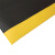 爱柯部落 单层经济型警示防滑地垫 防滑垫 PVC抗疲劳脚垫 黄黑色 9mm*1800cm*60cm 可定制