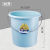 水桶塑料桶加厚手提学生宿舍储水洗澡洗衣装水桶厕所大号 大号蓝色30L高强力桶