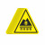 昊鹰 提示贴设备安全牌注意安全标识牌提示牌 工厂电力标识牌 危险废物（10个装）20*20cm