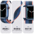 BHO适用苹果手表表带apple iwatch s9/8/7/6/5/ultra/se尼龙回环表带