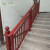 汇尊铝合金仿木楼梯扶手栏杆家用别墅自建房室内楼梯铝艺阳台护栏定制 铝合金红酸枝木纹款（0.8米）