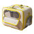 猫咪外出便携背包单双肩斜跨手提式兔子透气中小型犬狗大容量折叠 黄色电视包(+单肩背带)