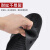 安美尚 SPU防静电拖鞋 黑色方形ESD黑标款 夏季电子厂无尘车间防臭防滑工作鞋36码 AMS702-1