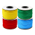 内齿梅花型机打号码管红黄蓝绿彩色套管PVC空白线号管0.75-10平方 1.5平方 绿色