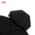 李宁运动风衣男新款运动生活系列开衫连帽运动外套AFDT833 黑色-1 L