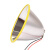 LED光杯铝合金反光杯大手电筒灯碗探照灯头灯远射聚光型3.7V4.2伏 白光 直径7.7cm 10W光杯 欧司朗