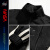 NASA LIKE官方潮牌运动条纹外套春秋季男士立领撞色冲锋衣休闲防水夹克上衣 米色 2XL（推荐155-175斤）