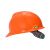 梅思安/MSA PE标准型一指键帽衬+超爱戴帽衬组合V型无孔安全帽施工建筑工地劳保防撞头盔 橙色 1顶