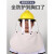 适用PVC防护面屏铝包边防冲击防飞溅透明面罩配安全帽式劳保打磨面具 支架+茶色面屏
