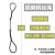 牛人 插编钢丝绳 双扣纯手工编织起重吊装吊索具编头子钢丝绳 吊5.5吨20-8米一根 