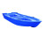 苑丘 应急蓝色双层pe坚固船塑料船钓鱼捕鱼塑胶船渔船加厚牛筋船小鱼船水上救援船 3.1米船