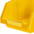 纳仕徳 C6# 加厚组立式零件盒 斜口螺丝收纳盒 货架整理箱 五金元件盒零件盒工具盒 黄色250x160x115